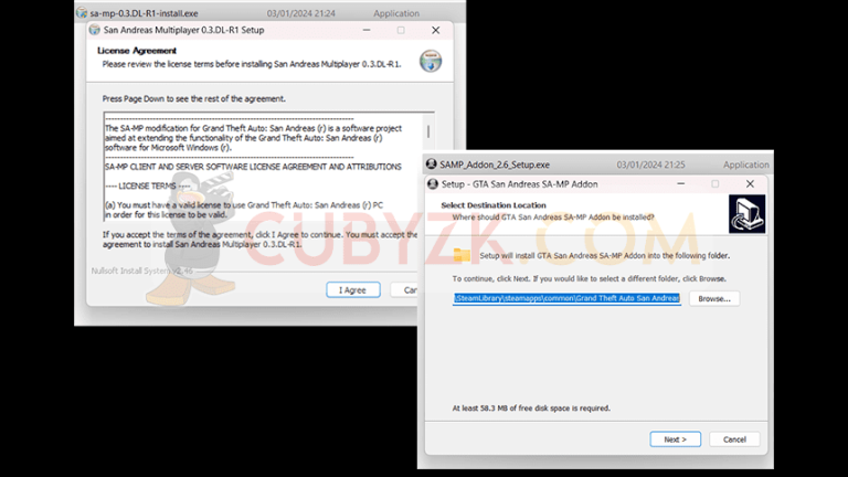 SAMP 0.3DL-R1 (SAMP Addon v2.6) Installer - Cubyzk